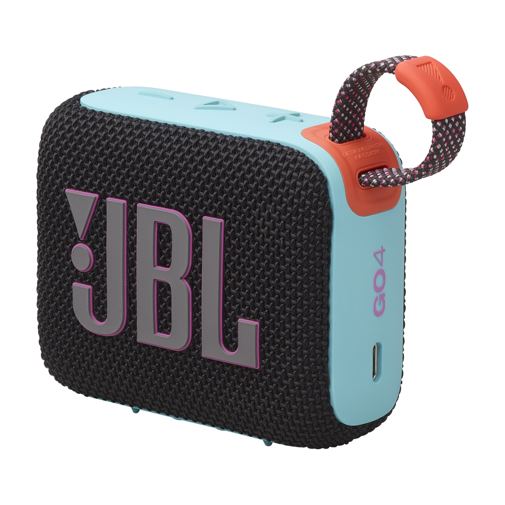 JBL Go 4 - Black and Orange - Ultra-Portable Bluetooth Speaker - Detailshot 1